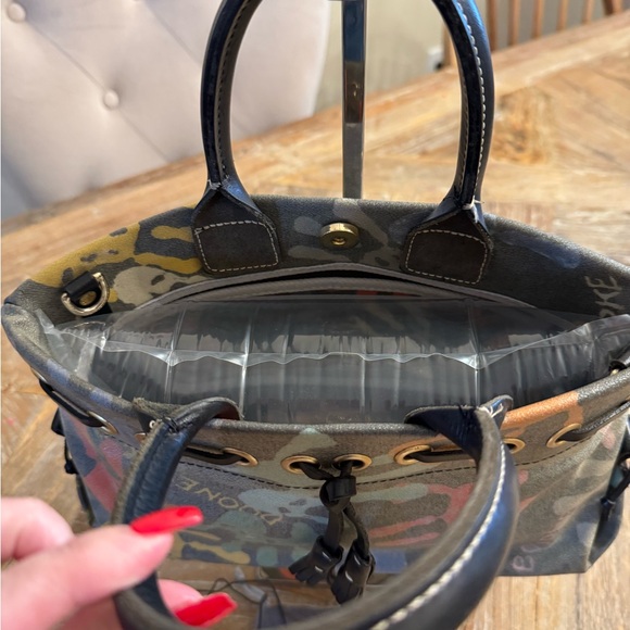 Dooney & Bourke Multicolor Handprint Bag Bundle - Picture 4 of 15